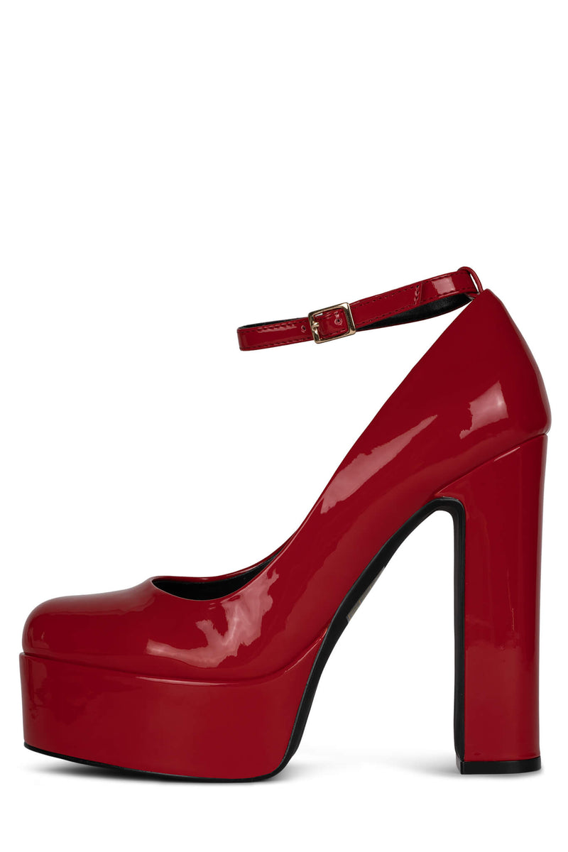 Jeffrey Campbell Okurr Women's Pumps Red | IFBDST-148