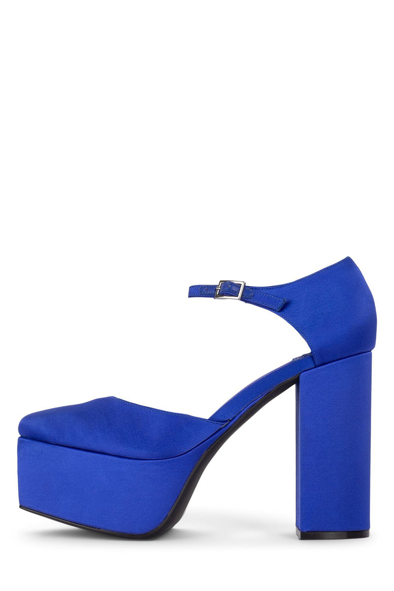 Jeffrey Campbell Ovr-N-Out Women's Pumps Blue | ITQJNH-651