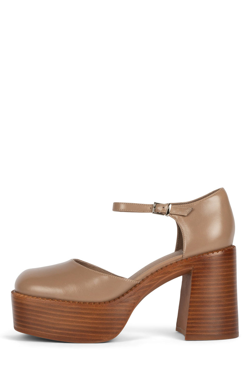 Jeffrey Campbell Star-Girl Women's Pumps Grey / Brown | MPZVQU-673