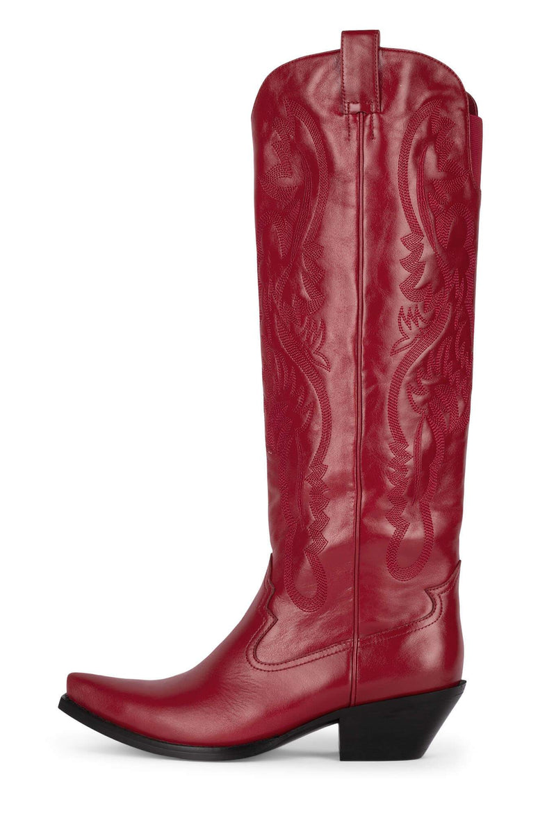 Jeffrey Campbell The-Kid-Kh Women's Western Boots Red | CVYFOA-479