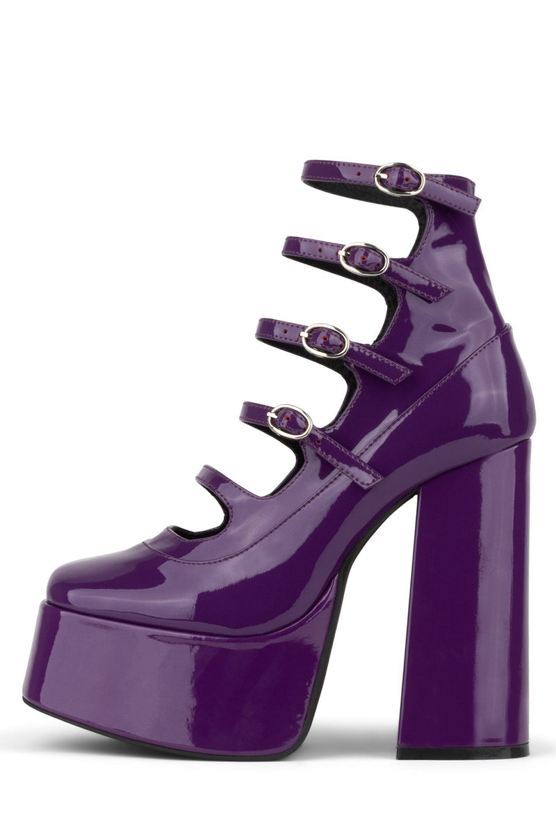 Jeffrey Campbell Xandra-Lo Women's Pumps Purple | SHUIVL-672