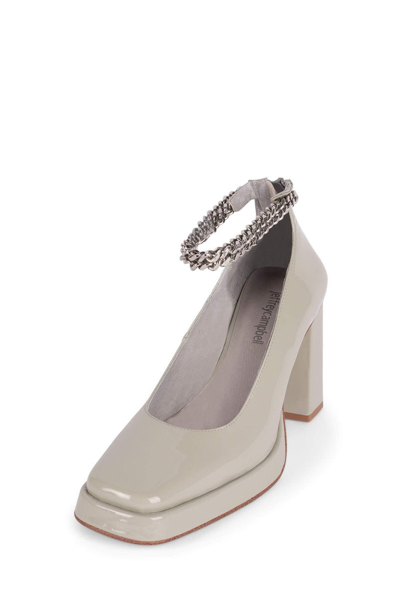 Jeffrey Campbell Blunted-Ch Women's Pumps Grey | EIABZP-496