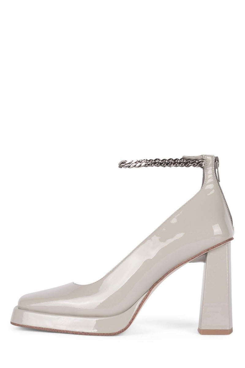 Jeffrey Campbell Blunted-Ch Women\'s Pumps Grey | EIABZP-496