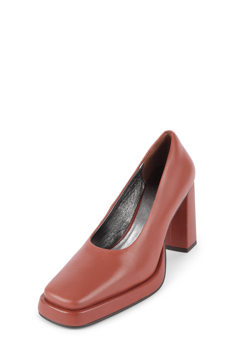 Jeffrey Campbell Blunted Women's Pumps Red | XENYBQ-910