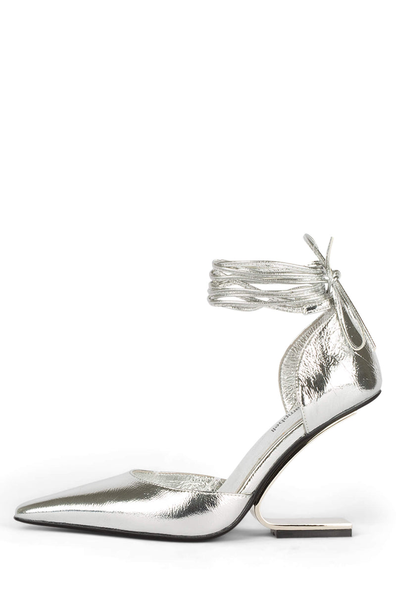 Jeffrey Campbell Et-Demi-M Women\'s Pumps Silver | GXILBH-890