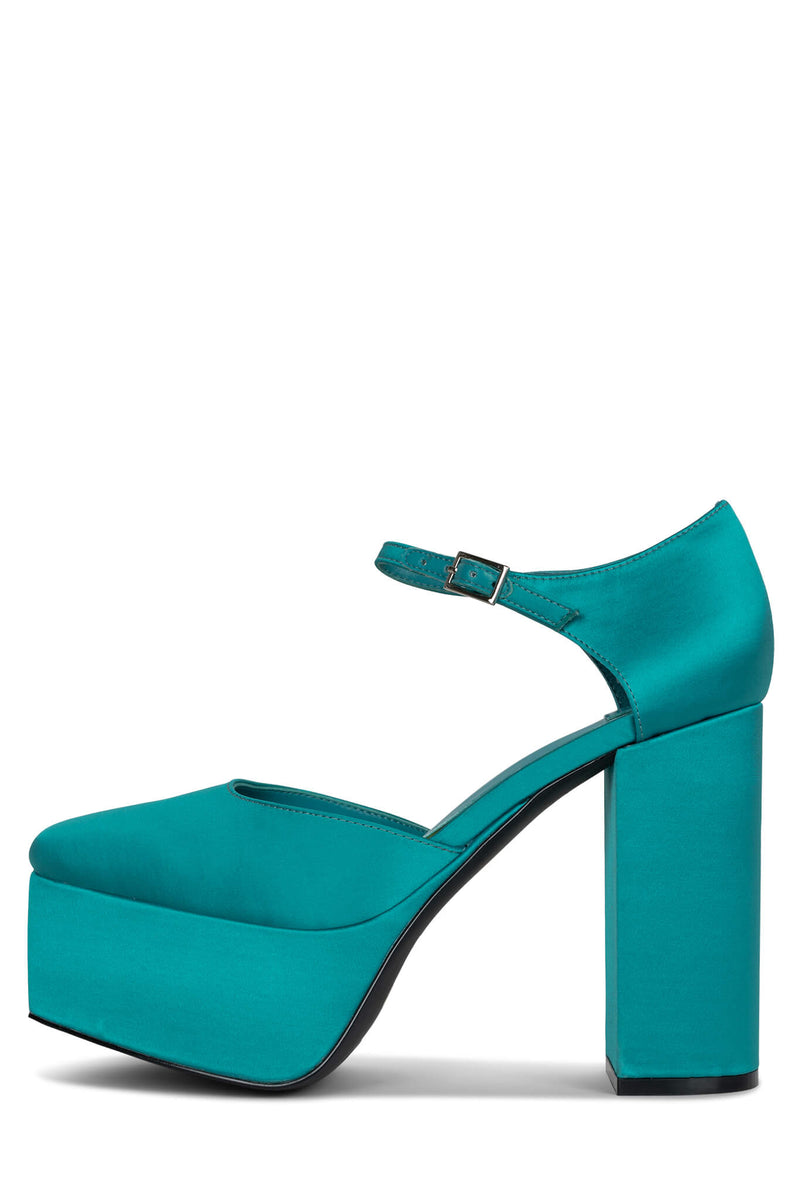 Jeffrey Campbell Ovr-N-Out Women's Pumps Blue | ITQJNH-651