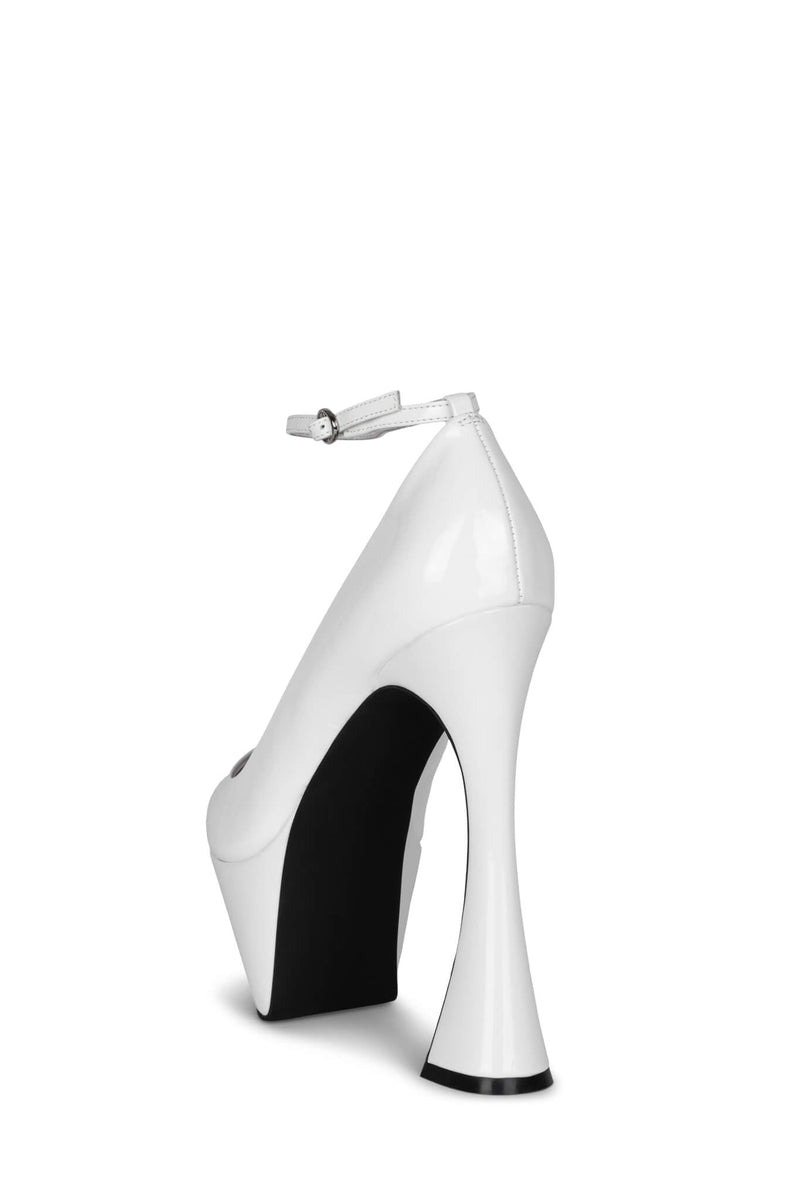 Jeffrey Campbell Siouxsie Women's Pumps White | HVDNMW-185