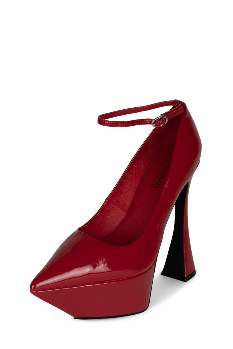 Jeffrey Campbell Siouxsie Women's Pumps Red | UPLKVB-926