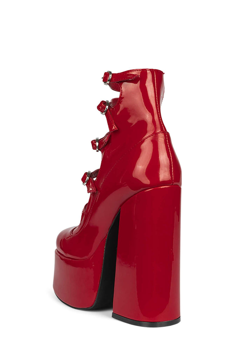 Jeffrey Campbell Xandra-Lo Women's Pumps Red | HUEQTS-094