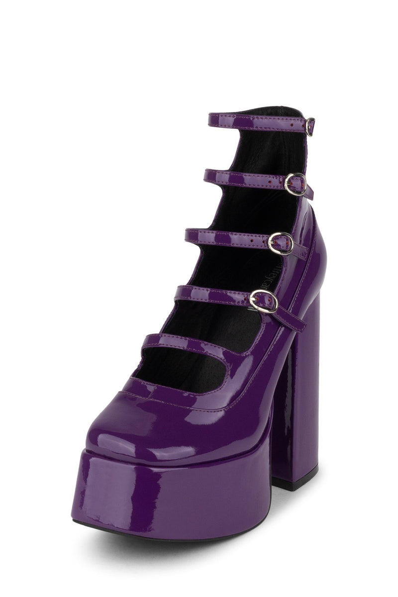 Jeffrey Campbell Xandra-Lo Women's Pumps Purple | SHUIVL-672